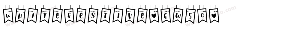 WhiteFestive-Gw5O字体转换