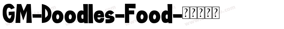 GM-Doodles-Food字体转换