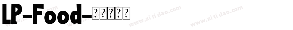 LP-Food字体转换