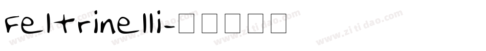 Feltrinelli字体转换