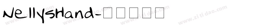 NellysHand字体转换