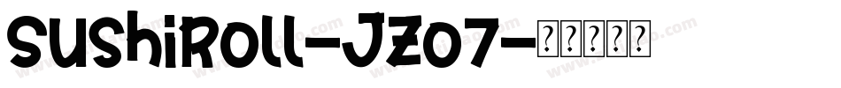 SushiRoll-Jzo7字体转换
