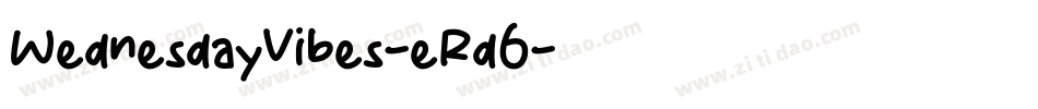 WednesdayVibes-eRd6字体转换