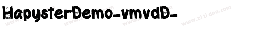 HapysterDemo-vmvdD字体转换