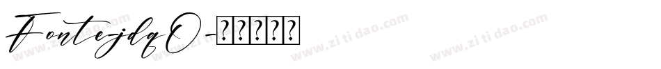 Fonte-jdqO字体转换