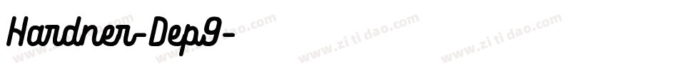 Hardner-Dep9字体转换