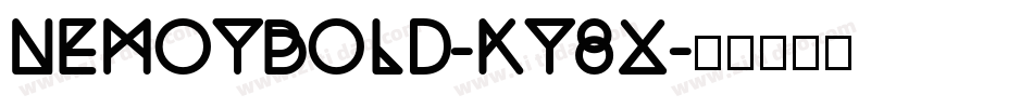 NemoyBold-KY8X字体转换