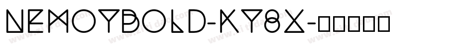 NemoyBold-KY8X字体转换