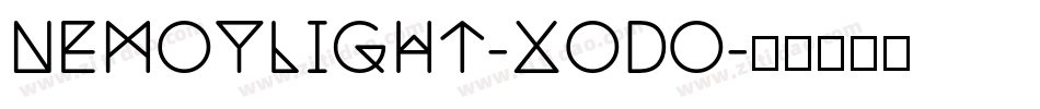 NemoyLight-xOdO字体转换