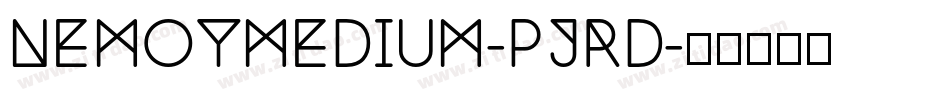 NemoyMedium-pjrD字体转换