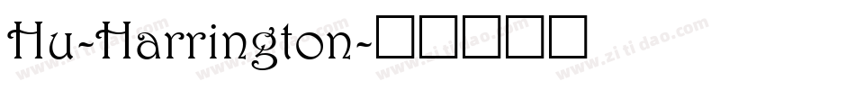 Hu-Harrington字体转换