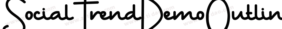 SocialTrendDemoOutline-Yzy1j字体转换