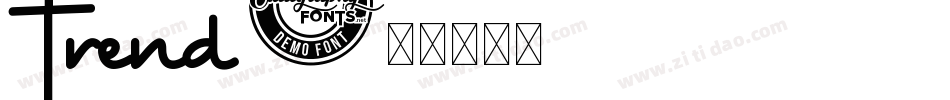 Trend字体转换