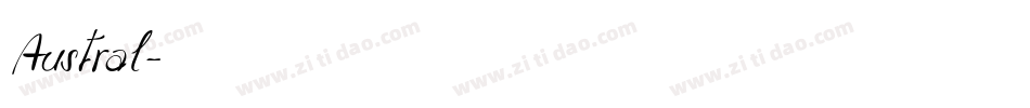 Austral字体转换