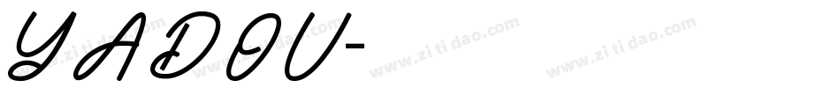 YADOU字体转换