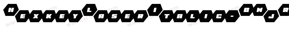 HexkeyLaserItalic-BWjRB字体转换