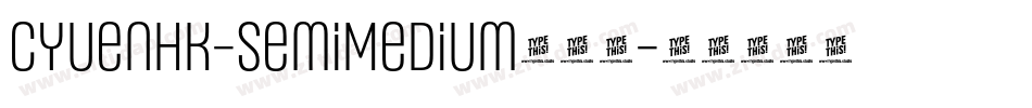 CYuenHK-SemiMedium手机版字体转换