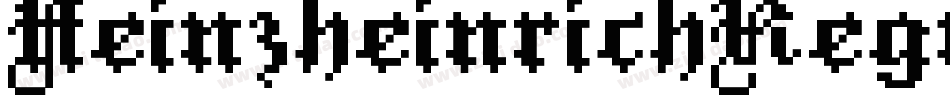 HeinzheinrichRegular-00L4字体转换