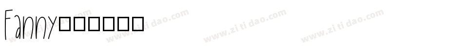 Fanny字体转换