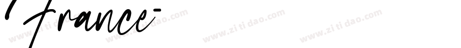 France字体转换
