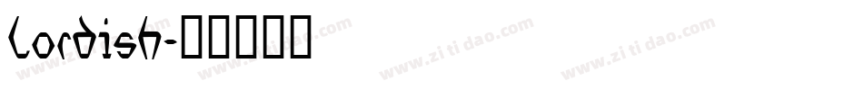 Lordish字体转换