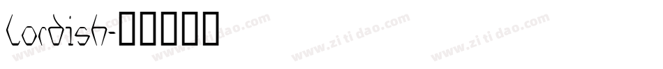 Lordish字体转换