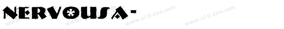 Nervousa字体转换