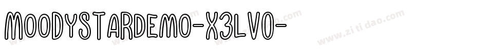 MoodyStarDemo-x3Lv0字体转换