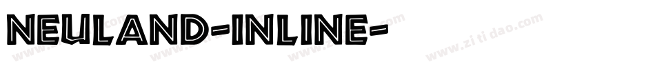 Neuland-Inline字体转换