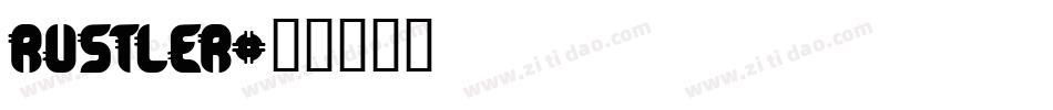 Rustler字体转换