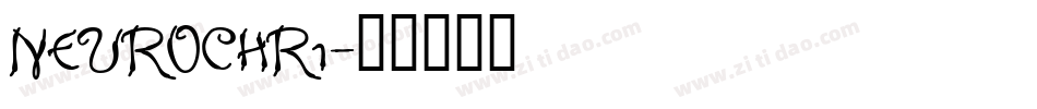 NEUROCHR1字体转换