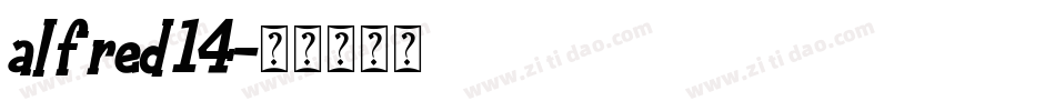 alfred14字体转换