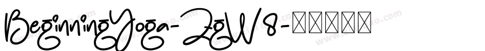BeginningYoga-ZgW8字体转换