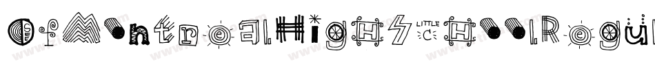 CfMontrealHighSchoolRegular-WK4Y字体转换