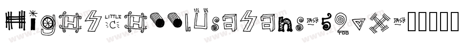 HighSchoolUsaSans-52vx字体转换