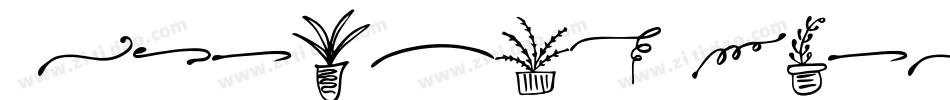 HighlandGothicLightFLF字体转换