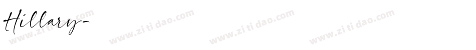 Hillary字体转换