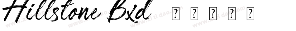 Hillstone-Bxd5字体转换
