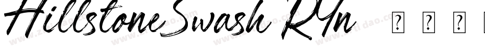 HillstoneSwash-RYn3字体转换