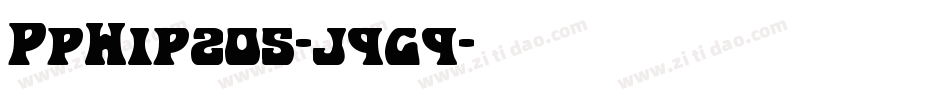 PpHip20s-j9g9字体转换