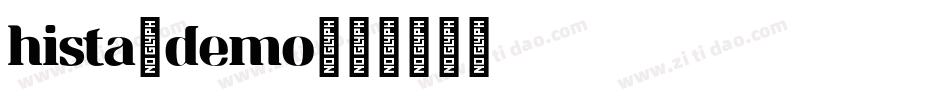 hista-demo字体转换