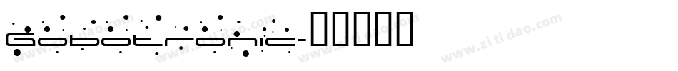Gobotronic字体转换