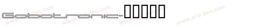 Gobotronic字体转换