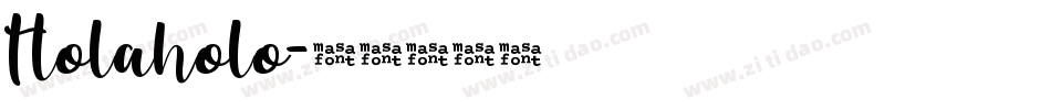 Holaholo字体转换