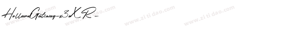 HollandGateway-x3oXR字体转换