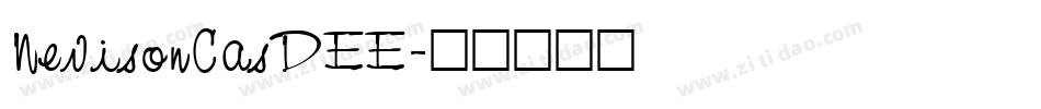 NevisonCasDEE字体转换