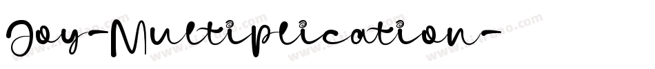 Joy-Multiplication字体转换