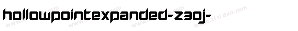 HollowPointExpanded-Z30J字体转换 HollowPointExpanded-Z30J字体转换