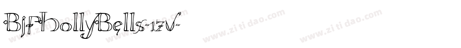 BjfHollyBells-17v字体转换