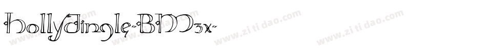 HollyJingle-BM3x字体转换